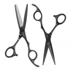 Iceman Mizumi Senshi 5.5 Hairdressing Scissors Thinner Set Black