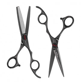 Iceman Mizumi Senshi 6 Hairdressing Scissors Thinner Set Black