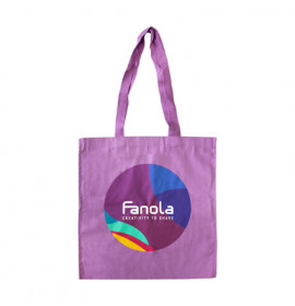 Fanola Violet Cotton Tote