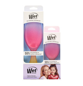 Wet Brush Electric Sky Detangler Bundle - Pink Sunset