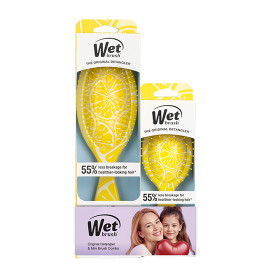 Wet Brush Tutti Fruitti Detangler Bundle - Lemon