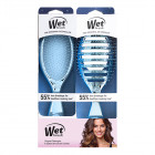 Wet Brush Festive Finish Detangler & Speed Dry Bundle - Blue