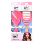 Wet Brush Prismatic Glow Detangler & Speed Dry Bundle - Pink
