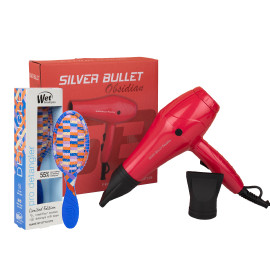 Silver Bullet Obsidian Hair Dryer Bundle - Watermelon