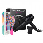 Silver Bullet Obsidian Hair Dryer Bundle - Black