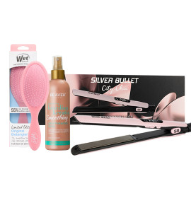 Silver Bullet City Chic Pink Straightener Bundle