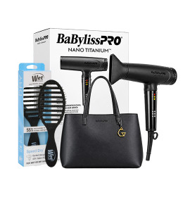 BaBylissPRO Nano Light Ionic Hair Dryer Bundle - Black