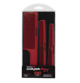 BaBylissPRO Barberology Barbers Comb Set 3pc