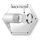 IQ Perfetto Hair Dryer Back Filter - Silver