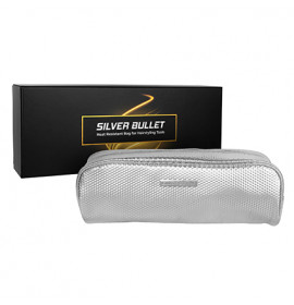 Silver Bullet Heat Resistant Pouch Textured Silver