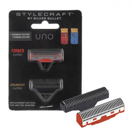StyleCraft by Silver Bullet Replacement Set of 2 Blades for Uno Shaver