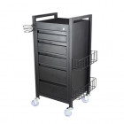Joiken Midnight 5 Drawer Trolley