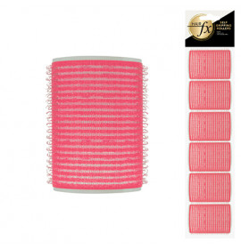 Hair FX Self Gripping Velcro Rollers 44mm x 6pc