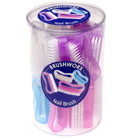 Brushworx Nail Brushes Display 24 Piece