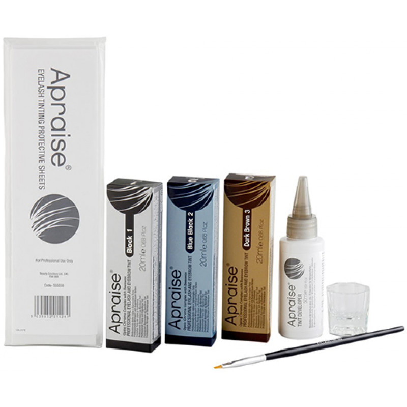 Apraise Eyelash And Eyebrow Tint Kit 7 Piece