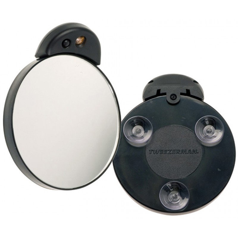 tweezerman travel magnifying mirror