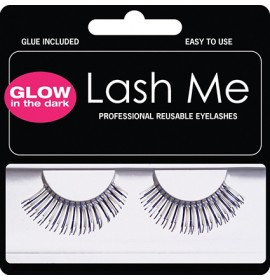 Lash Me Glow-In-The-Dark Blue Eyelashes