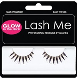 Lash Me Glow-In-The-Dark Thick Black Eyelashes
