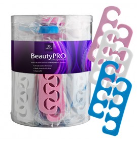 BeautyPRO Toe Separators Assorted Colours 30 Pieces