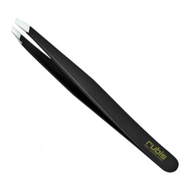 Rubis Classic Slant Black Tweezer