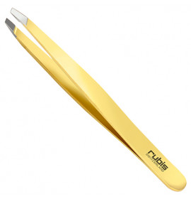Rubis Classic Slant Gold Tweezer