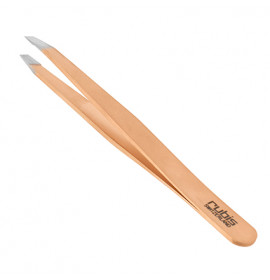 Rubis Classic Slant Rose Gold Tweezer