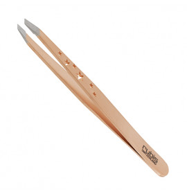 Rubis Slant Tweezer Rose Gold With Stars