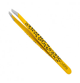 Rubis Slant Tweezer Yellow Leopard