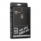 L3VEL3 Rubber Neck Cape - Black
