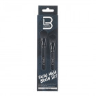 L3VEL3 Face Mask Brush Set 2pc