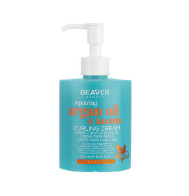 Beaver Argan Oil & Keratin Curling Cream 250ml