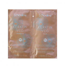 Echosline Keratin Veg Shampoo & Mask 15ml Sachet