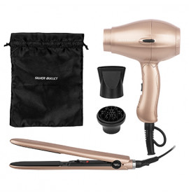 Silver Bullet Styleaway Hair Dryer And Straightener Travel Set