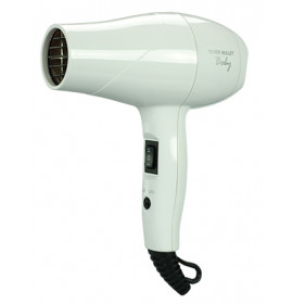 Silver Bullet Metallic Baby Travel Hair Dryer White