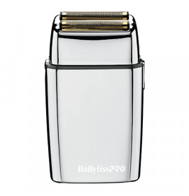 BaBylissPRO Silver FX02 Cordless Metal Double Foil Shaver