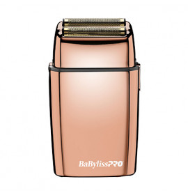 BaBylissPRO Rose Gold FX02 Cordless Metal Double Foil Shaver