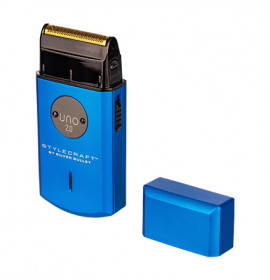 StyleCraft by Silver Bullet Uno 2.0 Single Foil Shaver Blue 