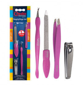 Credo Pop Art Manicure And Eyebrow Kit In Pink