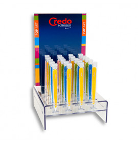 Credo Pop Art Flitter Tweezer Display 20Pc