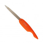 Credo Pop Art Sapphire Folding Nail File in Orange 