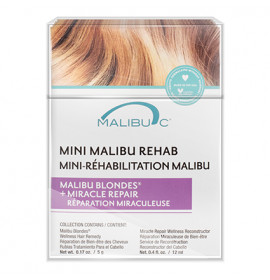 Malibu C Mini Malibu Rehab Blondes Hair Treatment 12pc